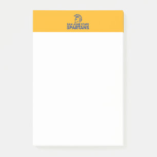 Post-it® Logo Wordmark de Spartans d'état de San Jose