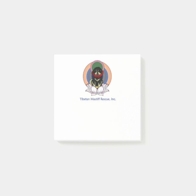 Post-it® Lotus Flower Post-it Notes 3" x 3" (Devant)