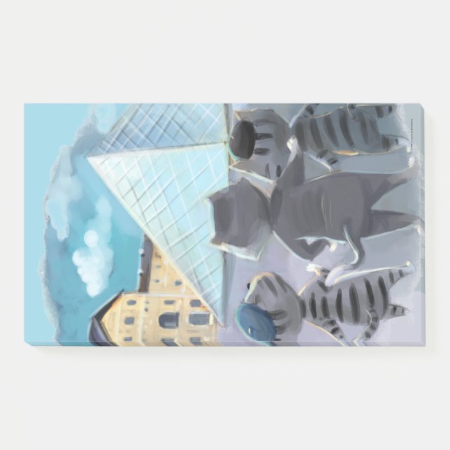 Post-it® Louvre Notes 10" x 6" (Devant)