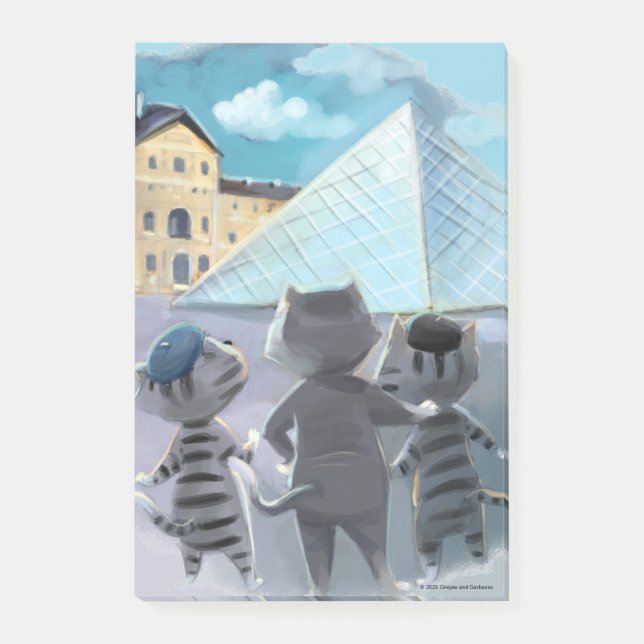 Post-it® Louvre Notes 4" x 6" (Devant)