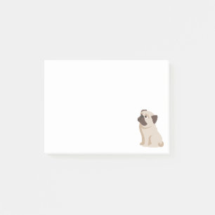 Post-it® Love Carlin Puppy Dog Cartoon Post IT Sticky Notes