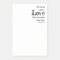 Love More than Love Edgar Allan Poe Citation