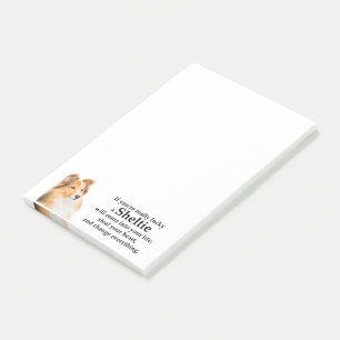 Post-it® Lucky Sheltie