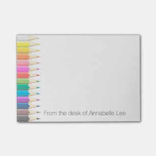 Post-it® Lumière colorée de crayons