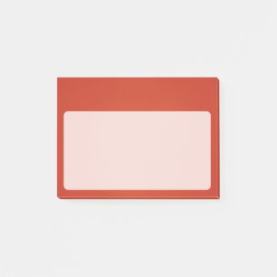 Post-it® Lumineuse texture de grain rouge chaud
