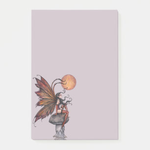 Post-it® Lune Jaune d'automne Fairy Imaginaire Art