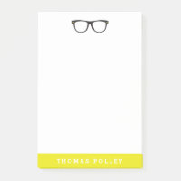 Lunettes de Hipster et néon jaune