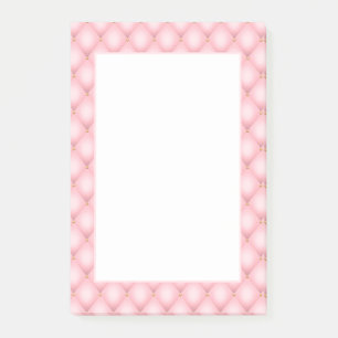 Post-it® Luxueux Motif en diamant verni rose