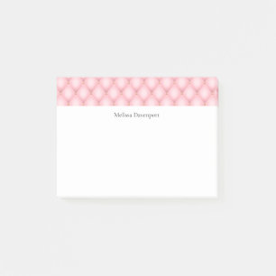Post-it® Luxueux Motif en diamant verni rose
