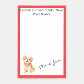 Post-it® Luxury Grooming Pet Personalized Modern Collection