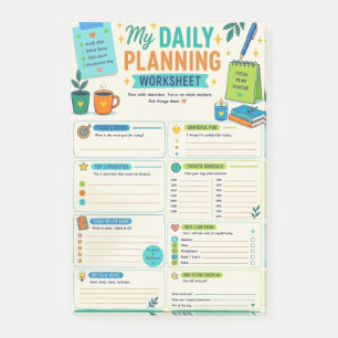 Post-it® Ma feuille de planification quotidienne ⭐