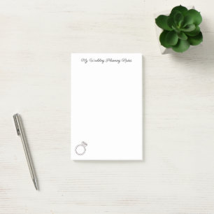 Post-it® "Ma planification Mariage"