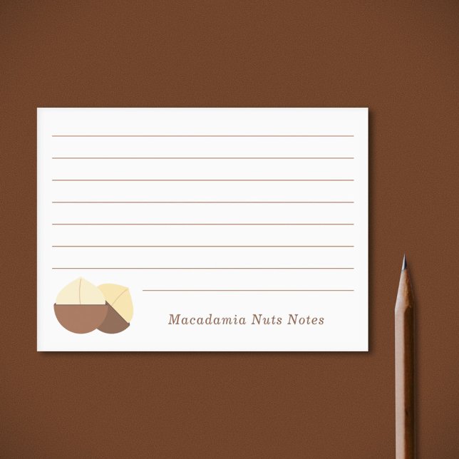 Post-it® Macadamia noix notes collantes (Macadamia Nuts Sticky Notes)