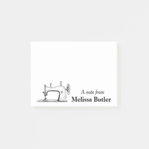 Post-it® Machine à coudre vintage personnalisée