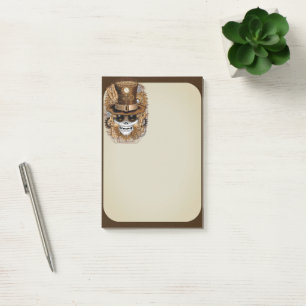 Post-it® Machine rétro Voodoo à vapeur crâne