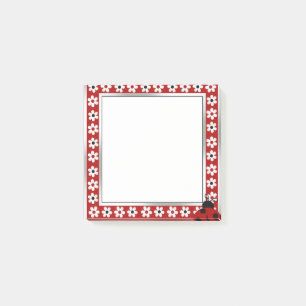 Post-it® Madame rouge Bug Courrier-it® Notes
