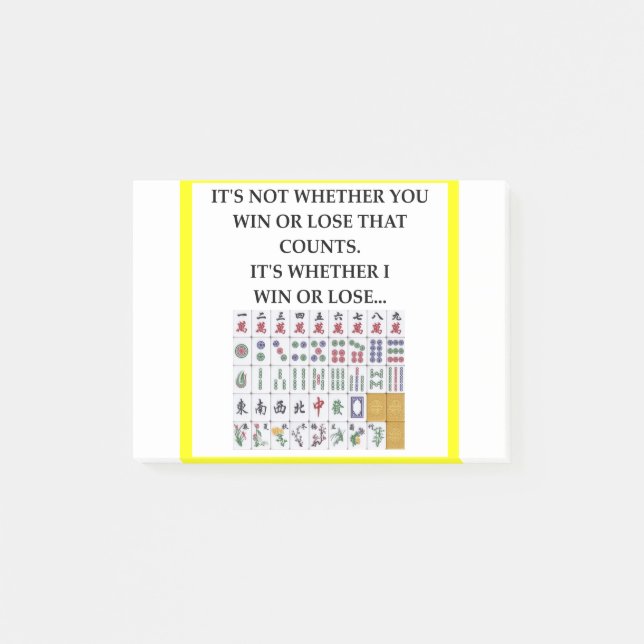Post-it® mahjong (Devant)