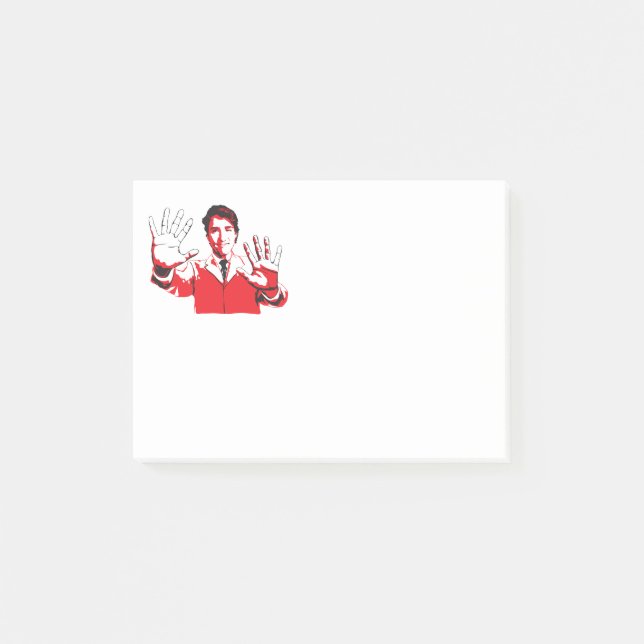 Post-it® Mains de Justins (Devant)