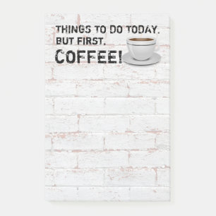 Post-it® Mais le premier café