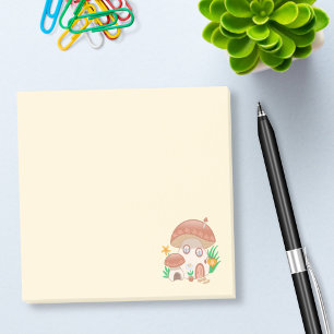 Post-it® Maison de champignons Fée Whimsical Jaune