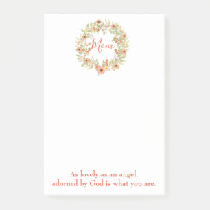 Post-it® Maman belle citation florale