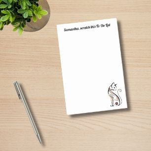 Post-it® Maman Chat Élégant Moderne Drôle Personnalisé