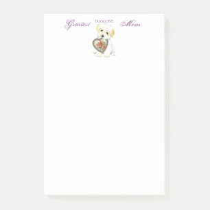 Post-it® Maman de Tulear Heart de coton