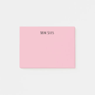 Post-it® Maman dit :