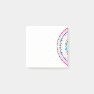 Post-it® mandala coloré