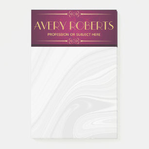 Post-it® Mandala Crimson élégant luxe