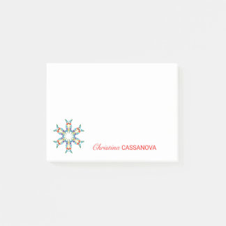 Post-it® Mandala floral coloré