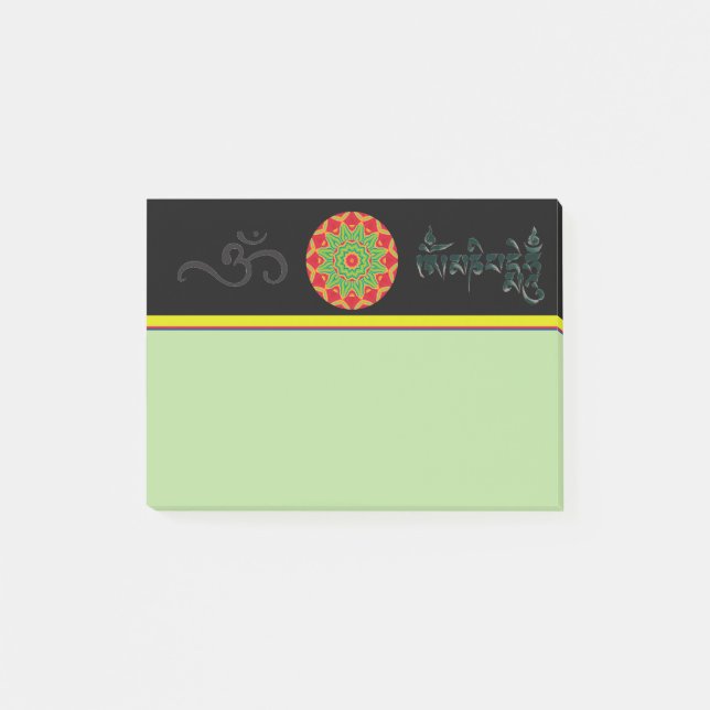 Post-it® Mandala Post - It Notes (Devant)