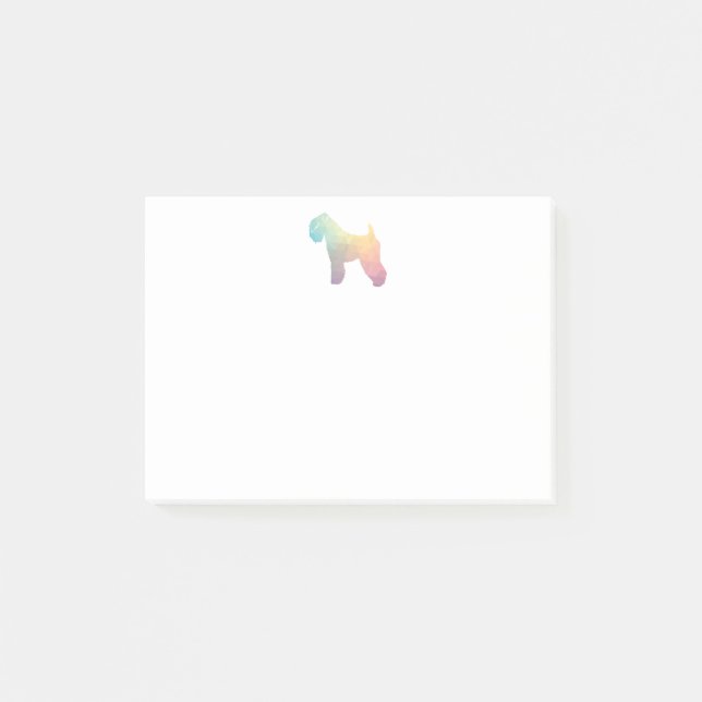 Post-it® Manteau doux roux Geo Pastel (Devant)