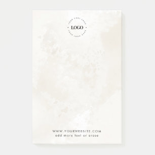 Post-it® Marbre Chic Votre Logo Et Texte Professionnel Pers