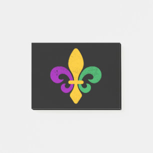 Post-it® Mardi Gras Fleur De Lis