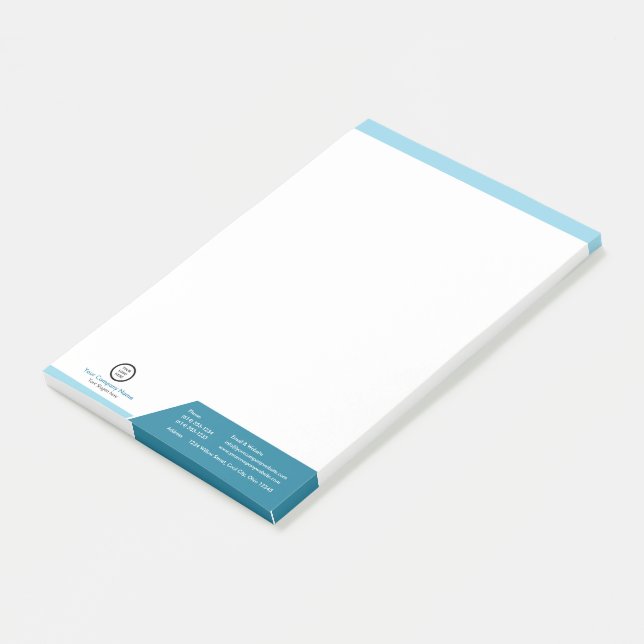 Post-it® Marque d'entreprise Identité Professionnel Logo Sw (Incliné)