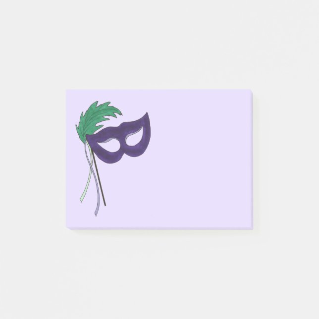Post-it® Mascarade violet Mascarade Masque Théâtre dramatiq (Devant)