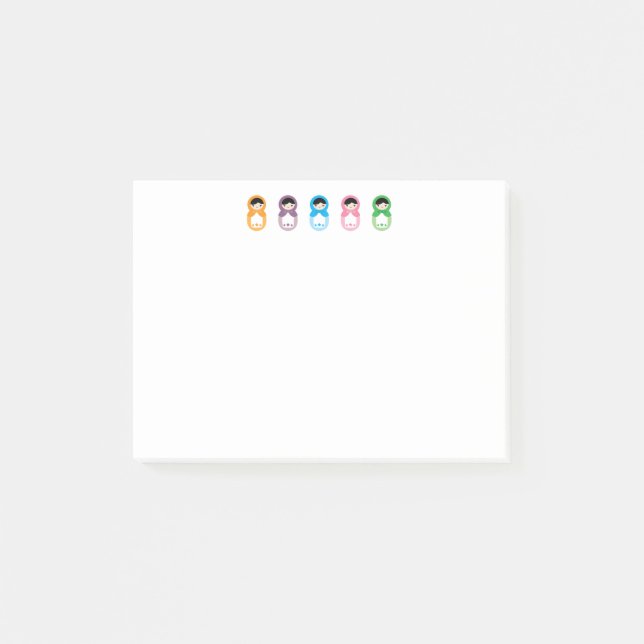 Post-it® Matryoshka Dolls (Devant)