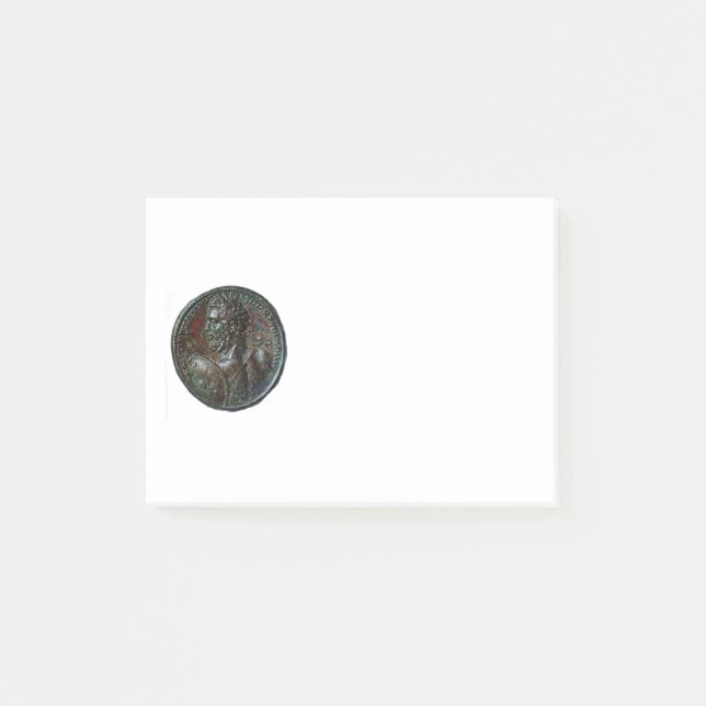 POST-IT® MEDALLION ROMAIN ANTIQUE BRONZE (Devant)