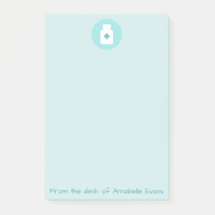 Post-it® Médecine mis en bouteille par pharmacien