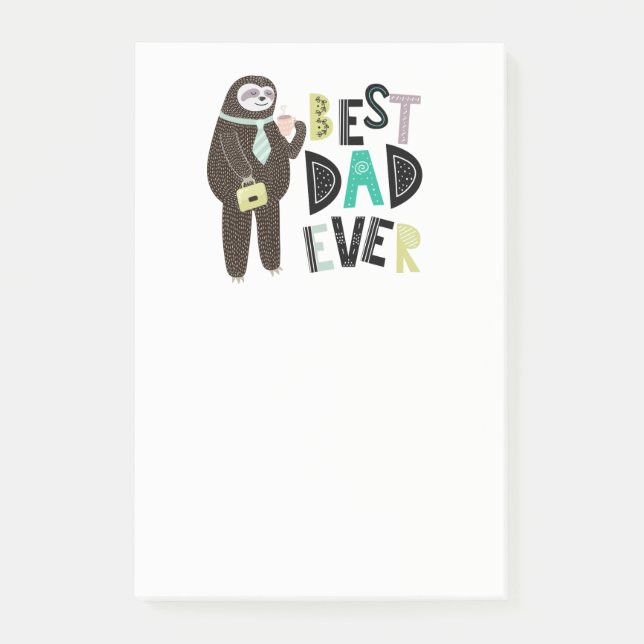 Post-it® MEILLEUR DAD JAMAIS Fête des pères personnalisée p (Devant)