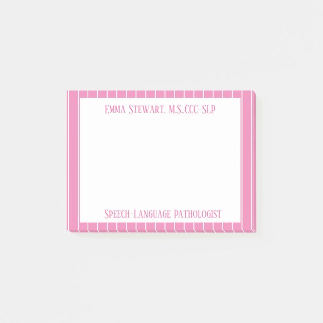 Post-it® Meilleur message personnalisé sur SLP (Devant)