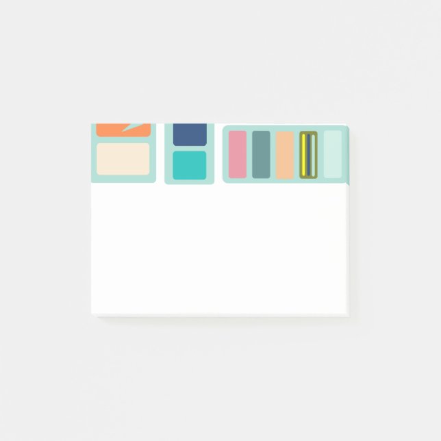 Post-it® Mélange Modernité du Milieu du Siècle  (Devant)