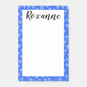 Post-it® Menorah Star de David Hanoukka Bloc-notes CUSTOMIS