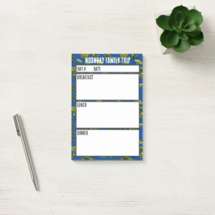 Post-it® Menu Camping Outil de planification des repas