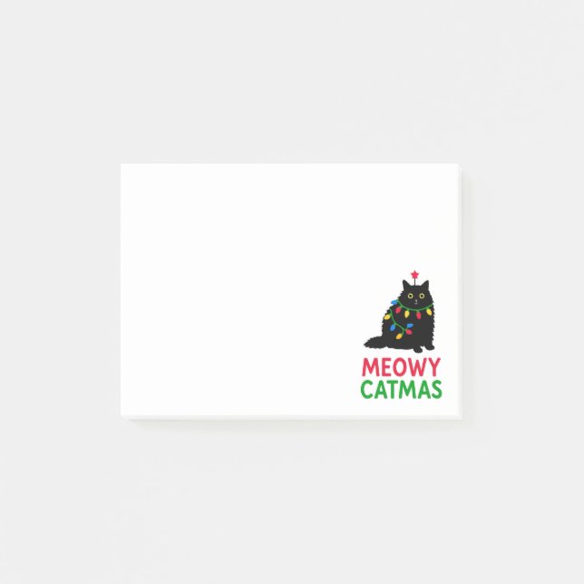 Post-it® Meowy Catmas (Devant)