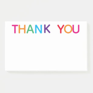 Post-it® Merci Bright Multicolore 10 x 6