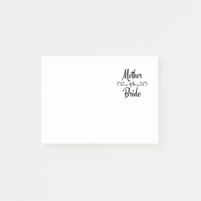 Post-it® Mère de la jeune mariée - dîner drôle de (Devant)
