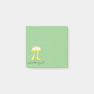 Post-it® Mérite citron meringue Pi mou Math Pi Notes de la 