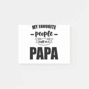 Post-it® Mes personnes préférées m'appellent Papa Père Nouv